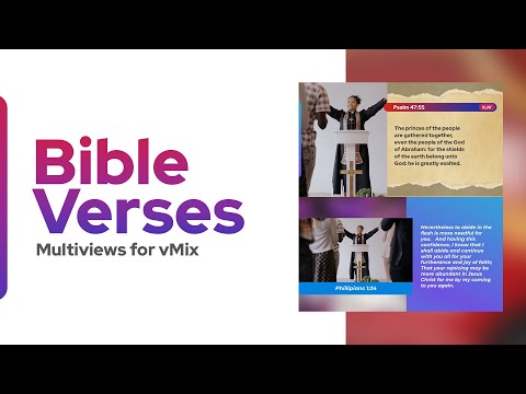 Bible Verses Multiviews for vMix