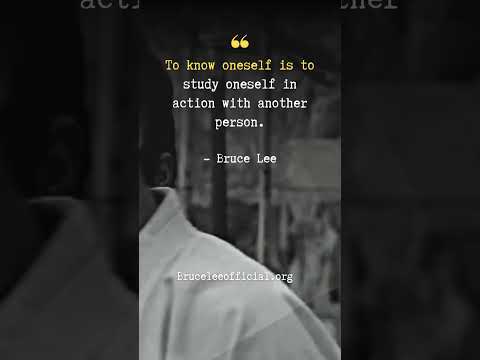 Bruce Lee's Most Powerful Words Ever Spoken 🔥 #shorts