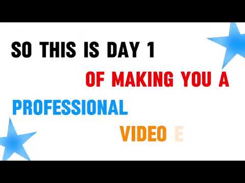 “Zero to Hero in Professional Video Editing   Day 1 Tutorial for Beginners”