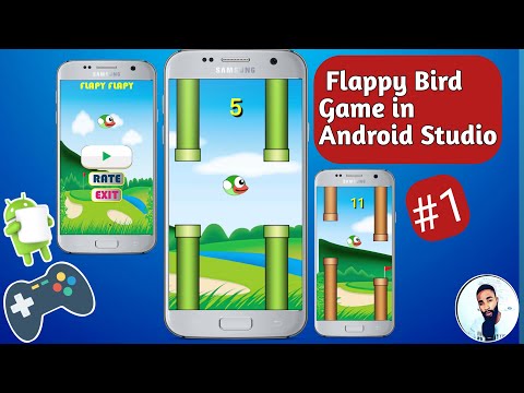 Create flappy bird clone in Android Studio Using Java part 1