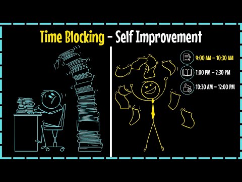 The Secret to Getting More Done in Less Time | Time Blocking