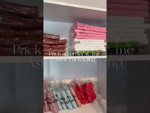 Asmr Packing! #asmr #asmrpackagingorders #orderpacking #packanorderwithme