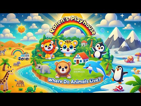 Animals in Their Homes: A Fun Habitat Adventure!