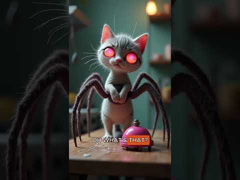 New Kitten Monster. Help Mommy Kitten 🫨😿💖#aiart #kitten