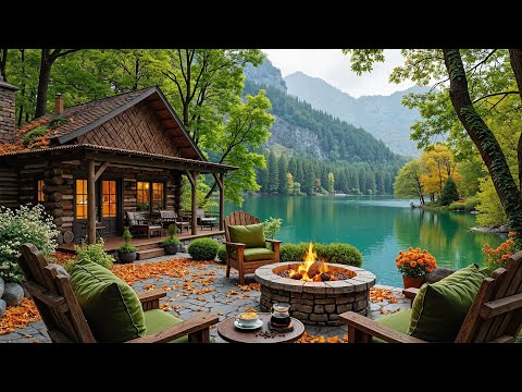 ✨ Tranquil Forest Jazz & Campfire Ambience | Smooth Jazz for Stress Relief & Chill