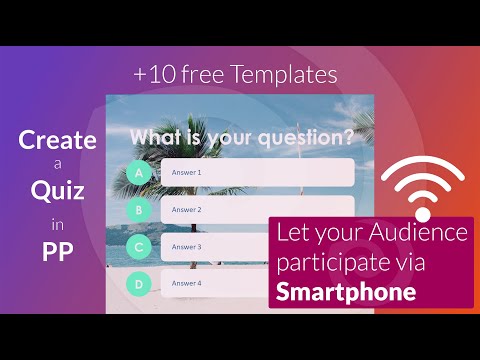 How to make an interactive Quiz in PowerPoint (using SlideLizard) | Tutorial 2025