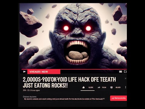 How to Eat Rocks...Strong Teeth?