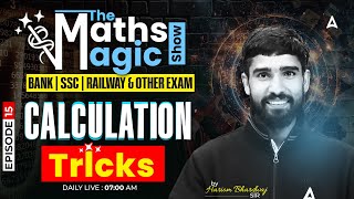 Fast Calculation TRICKS for SSC & Railway | The Maths Magic Show with Hariom Sir #16