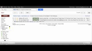 Gmail Search Overview