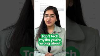 Top 3 tech myths we bet didn’t know #techmyths