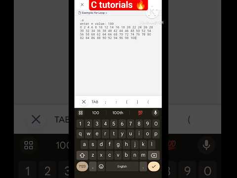 #20 #ctutorials #cprogramming #interviewquestions #clanguage #evennumbers #forloops #shortsvideo