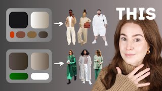 How to use COLOR to optimize your wardrobe for stunning minimalist aesthetic outfits!