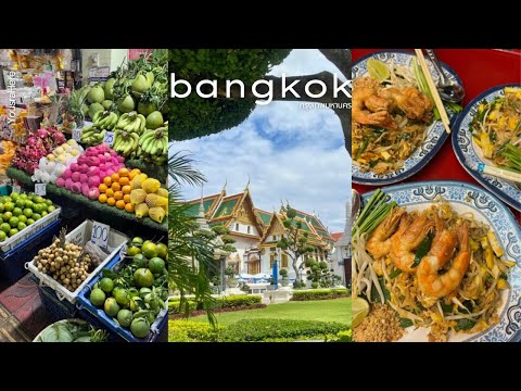 bangkok vlog 🇹🇭 | thai food, markets, temples & malls