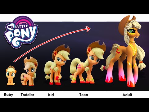 My Little Pony Growing Up Compilation | Cartoon Transformation | Cartoon Wow