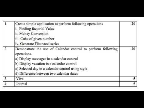 Calender control and Simple application operation #trogrammer