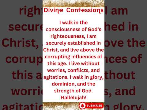 "Walking in Divine Righteousness and Securely Established in Christ"#shorts #youtubeshorts #ytshorts