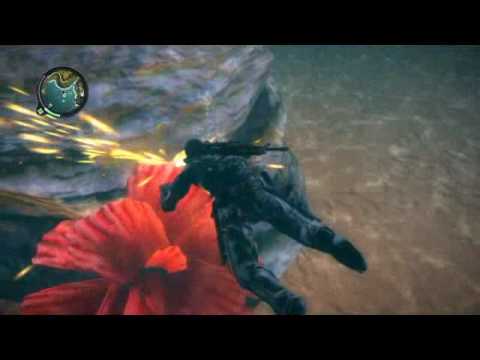 Just Cause 2 weird sparks underwater