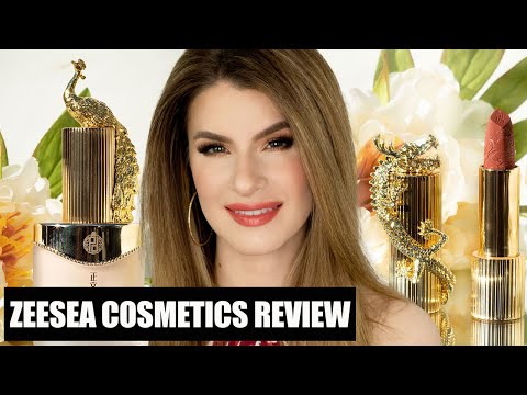 This foundation is a filter in a bottle!!! | ZEESEA Cosmetics Foundation + Lipstick Review