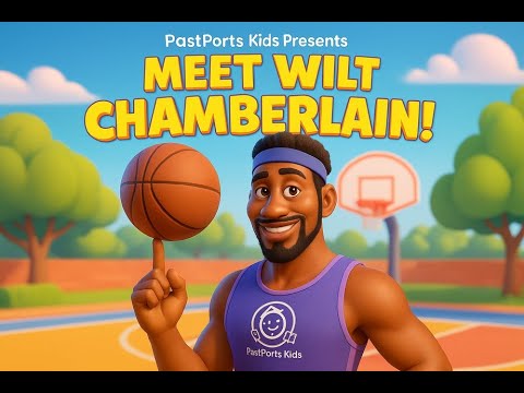 Meet Wilt Chamberlain!🏀 | The Basketball Giant | PastPorts Kids