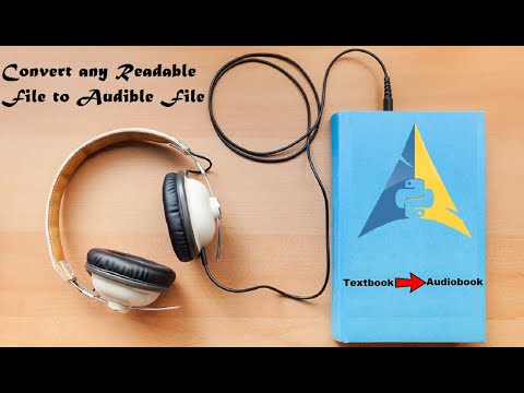How to convert Textbooks to Audiobooks