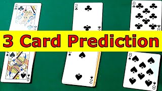 Magic Tutorial - Perfect 3 Card Prediction (EASY)