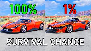 Realistic Survival Chance Crashes #81 | BeamNG.drive