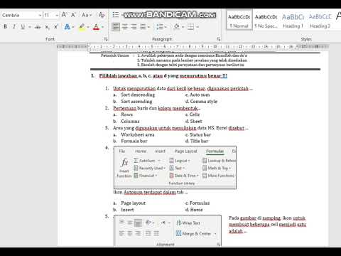 Ulangan Harian TIK Kelas 8
