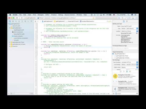 iOS Lesson 3 Using the TabBarController