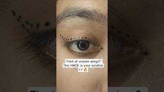 Tried This HACK for Perfect Wing Eyeliner 💫 #makeup #foryou #youtubeshorts #shorts #shortvideo #new