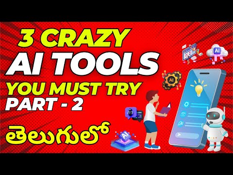 3 Crazy Ai tools in Telugu 2023 | Crazy Ai Tools you must try in 2023 PART-2