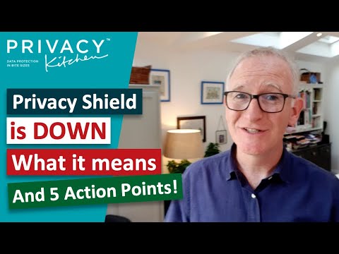Privacy Shield is Down - Schrems II - what it means and 5 Action Points