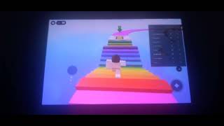 Playing easy obby on Roblox and the name of the game is "easy obby"