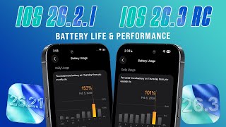 iOS 26.3 RC vs iOS 26.2.1 - Battery Life & Performance REVIEW
