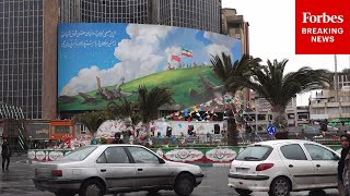 Anti-American Banner Hung In Tehran As Tensions Persist Between Iran And U.S.