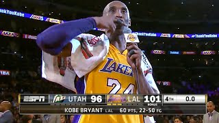 Kobe Bryant's Final Game! (60 POINTS) | April 13, 2016
