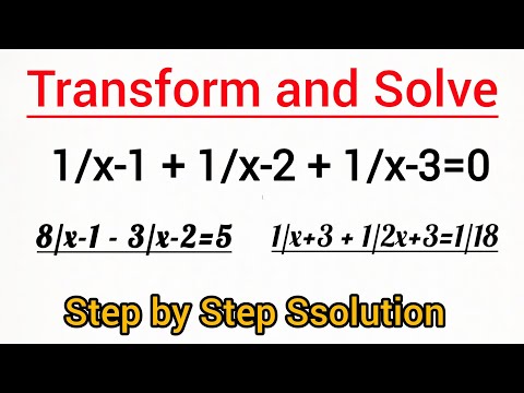 Transform and Solve Rational Equations| Step by Step| Tricks & Exam Success