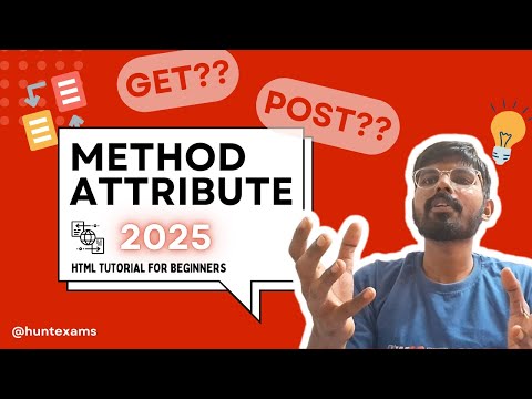 HTML Method Attribute : GET and POST in Forms | HTML Tutorial #webdevelopment #htmltutorial