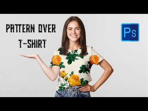 Pattern Over T-Shirt In Photoshop