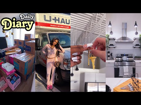 home diaries ♡ moving into my new apartment + empty apt tour + living with my bf + getting settled
