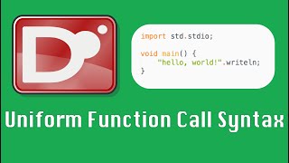 Uniform Function Call Syntax in D