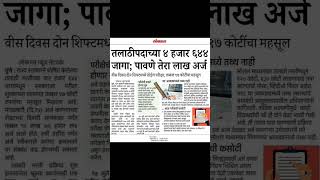 तलाठी भरती 2023 Sad Reality | Thalthi bharti 2023 | mpsc student pune |