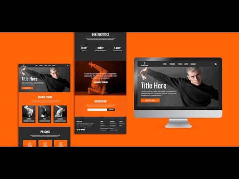Responsive website design using HTML | CSS |  BOOTSTRAP 5