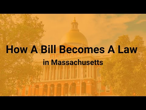 How a Bill Becomes a Law in Massachusetts