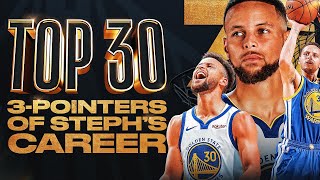 Stephen Curry’s Top 30 Career 3-Pointers 💦