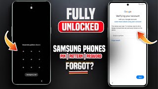 How to COMPLETELY unlock Any Samsung phone forgotten PIN, Pattern, Password & bypass Google account.