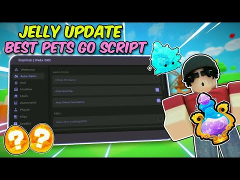 PETS GO Script Pastebin | Jelly Update + Auto Farm + Jelly Egg + Auto Roll and More