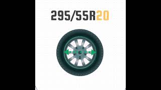 Tire Size 295/55r20 in inches  #29555r20