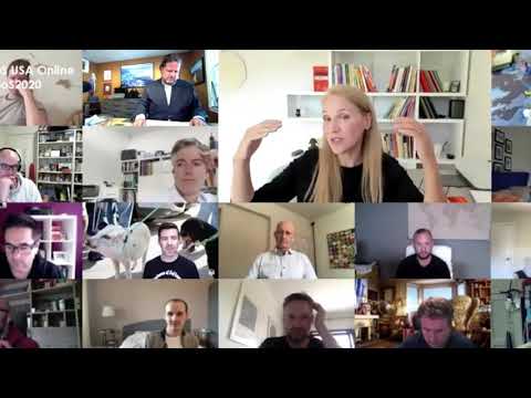 April Dunford Yakking with Mark Littlewood at Business of Software Conference