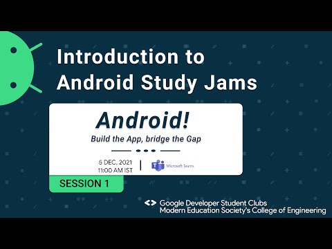 Android Study Jam - Info Session | GDSC MESCOE