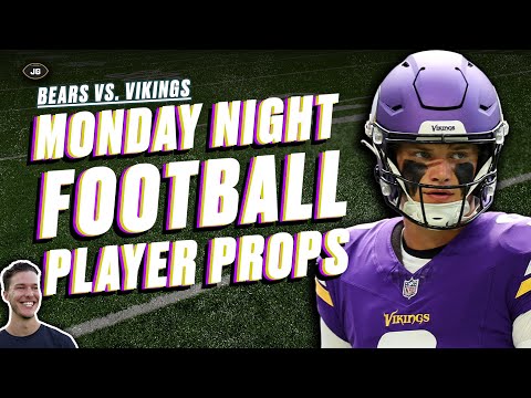 Bears vs Vikings BEST BETS | Monday Night Football Player Props